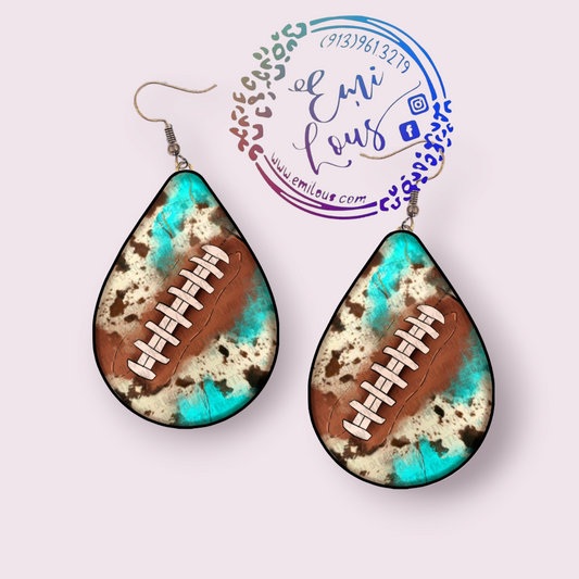 Football Laces Earring