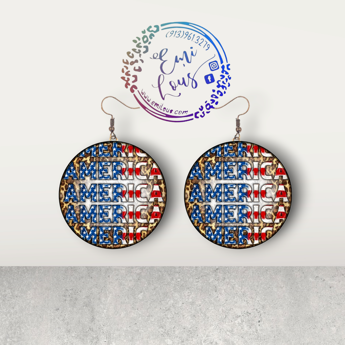 America Earrings