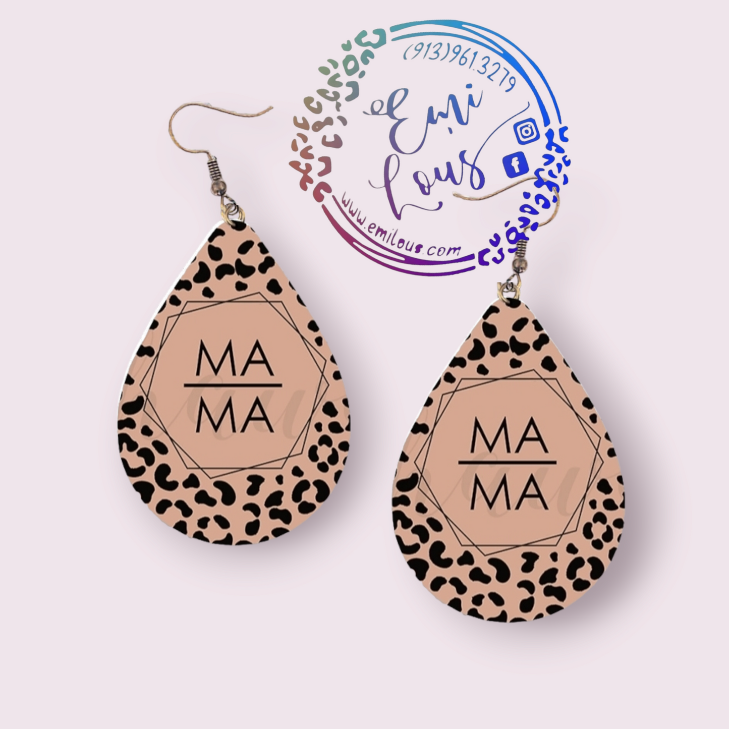 Mama Leopard Earrings