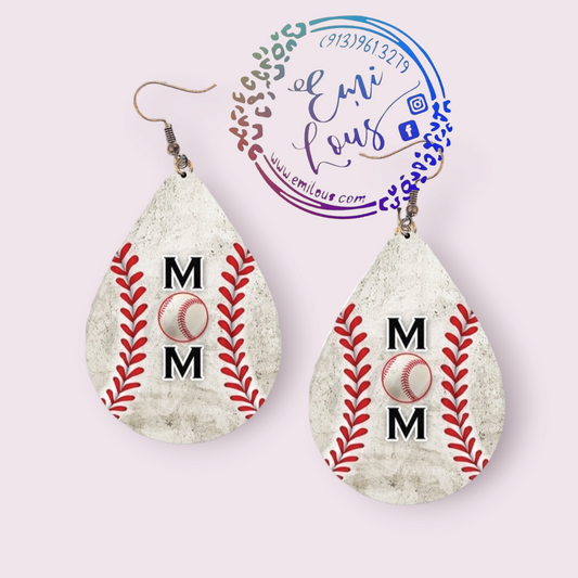 Baseball Mom Earrings