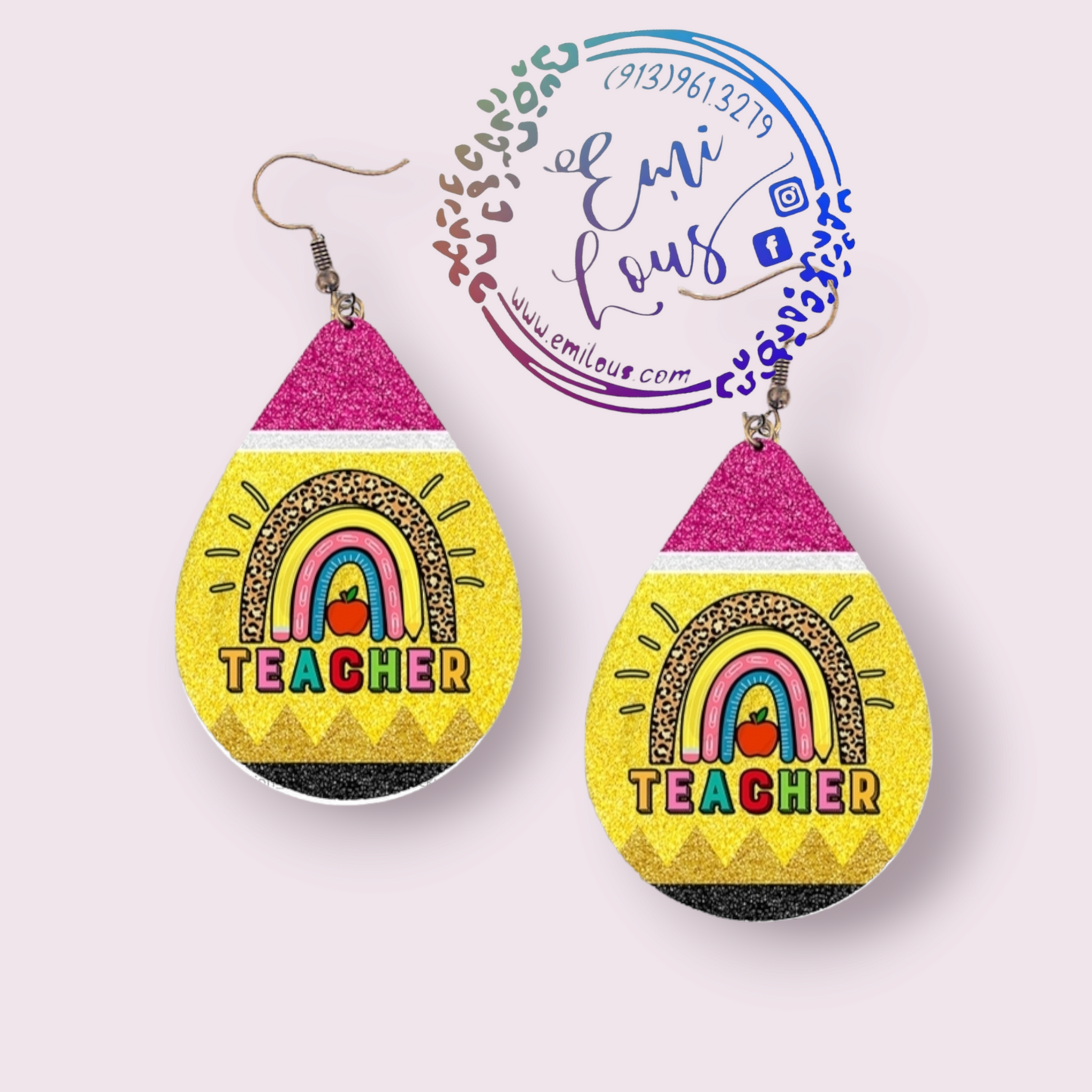 Teacher Pencil Earrings