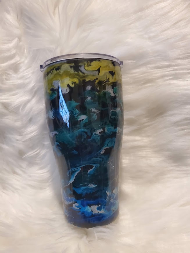 Ink Swirls Tumbler