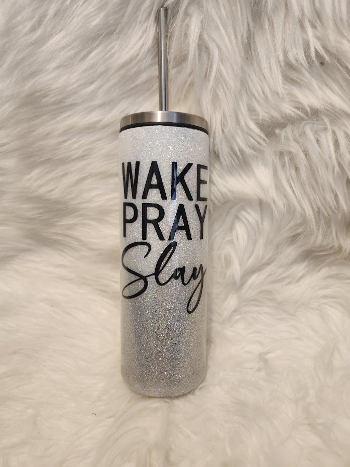 Wake Slay Pray Tumbler