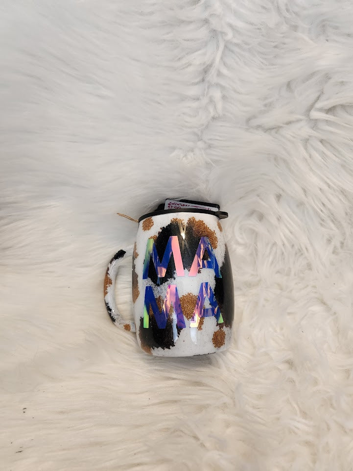 Mama Cow Print Coffee Mug