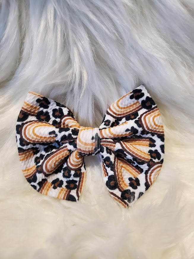 Leopard Rainbow Bow