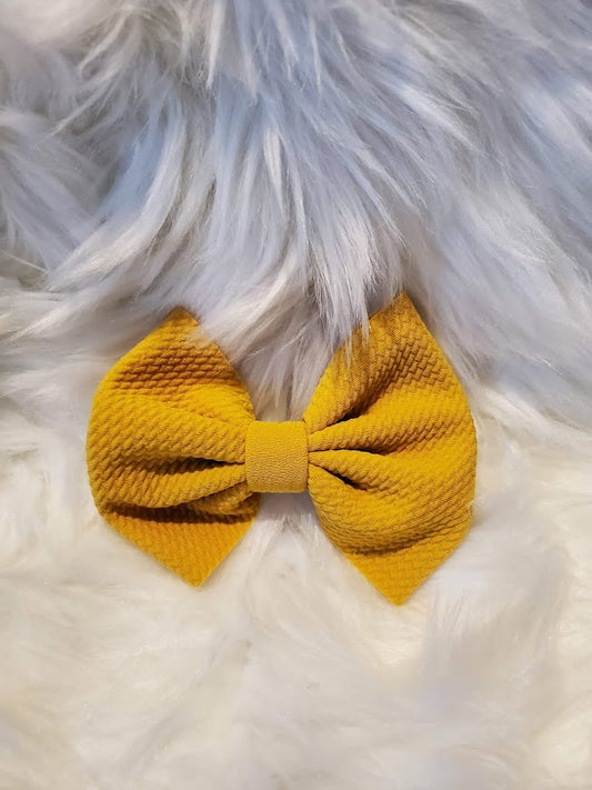 Mustard Yellow Bow