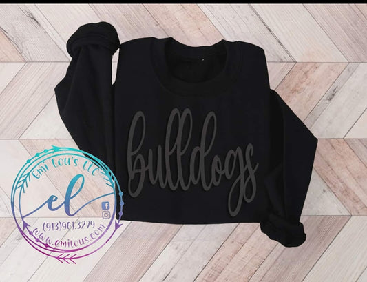 Bulldogs Puff Print